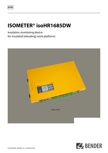 ISOMETER&reg; isoHR1685DW