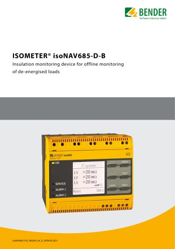 ISOMETER&reg; isoNAV685-D-B