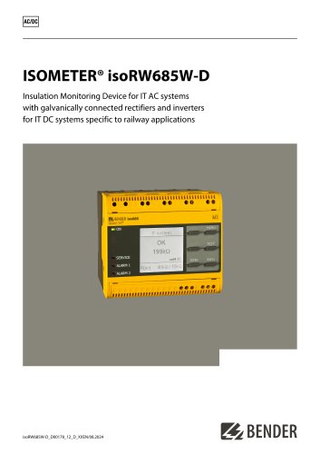 ISOMETER&reg; isoRW685W-D