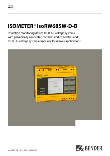 ISOMETER&reg; isoRW685W-D-B