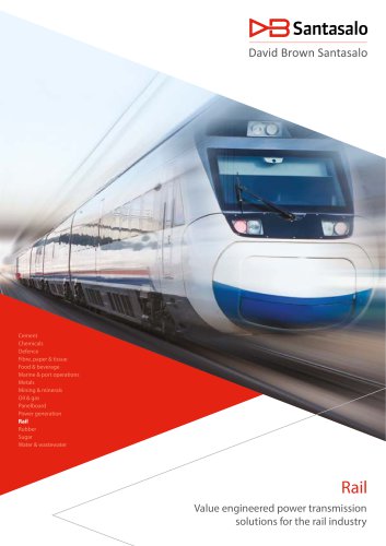 David Brown Santasalo Rail Brochure