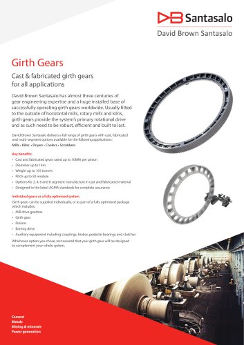Girth Gears