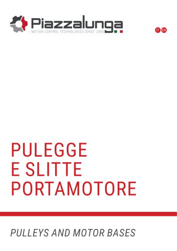 Catalogo pulegge e slitte