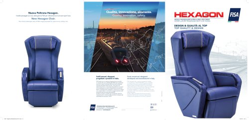 Hexagon - Sedile passeggeri super lusso per treni