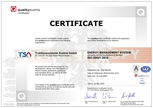 Energy Management System ISO 50001
