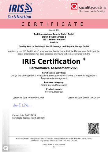 SO/TS 22163 (IRIS)