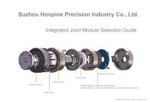 harmonic drive robot joint motor catelog