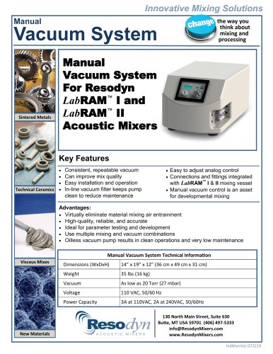 Manual Vacuum System