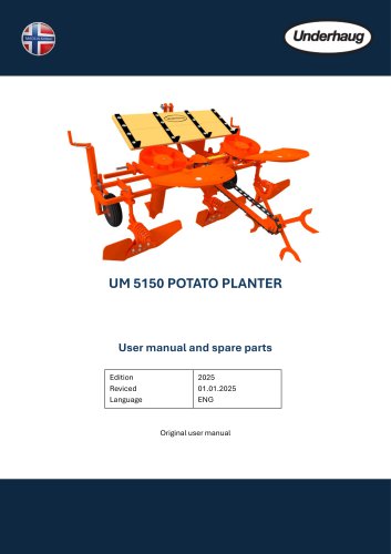 UM 5150 &ndash; 2-row potato planter
