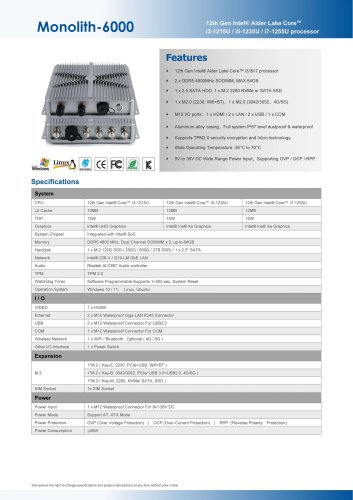 EVI-MONOLITH-6000