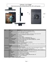 EVI-YZ08P : Tablet Android da 8 pollici con porta Ethernet POE -NFC e LED opzionali