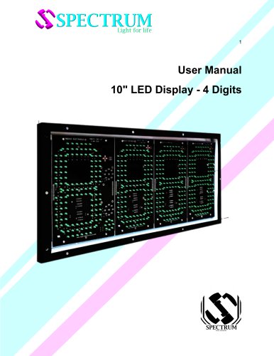 LED Display for gas stations 10&acute;&acute;- 4