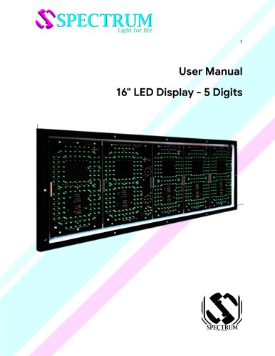 LED Display for gas stations 16&acute;&acute;- 5