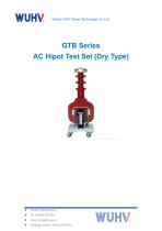GTB Series Dry Type AC Hipot Tester Set-Catalog