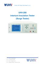 UHV-290 Interturn Insulation Tester (Surge Tester)-Catalog