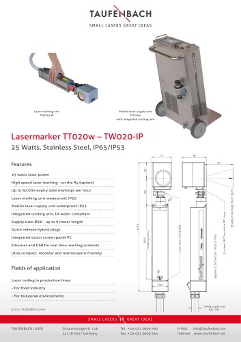 TT020w &ndash; TW020-IP