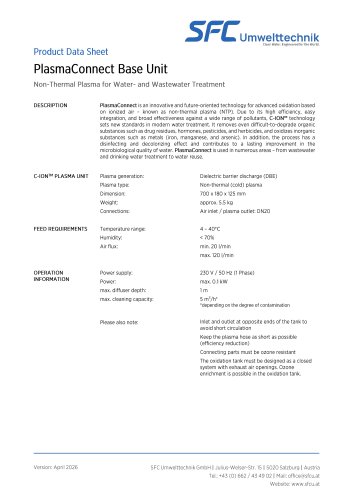 PlasmaConnect Base Unit