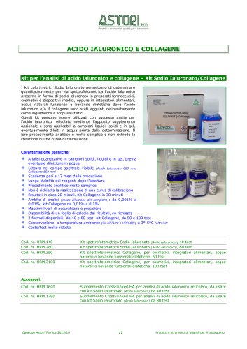 ACIDO IALURONICO   E COLLAGENE