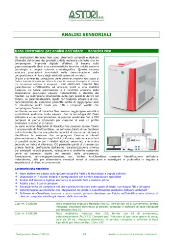 ANALISI SENSORIALI