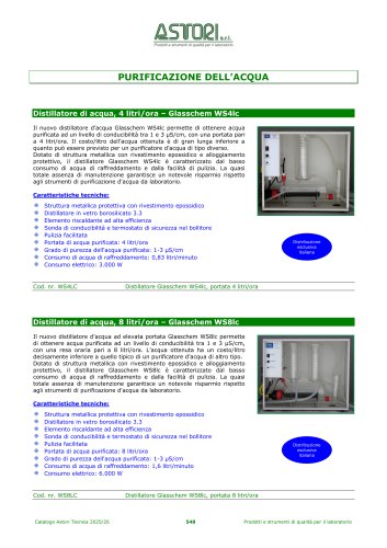 PURIFICAZIONE DELL&rsquo;ACQUA