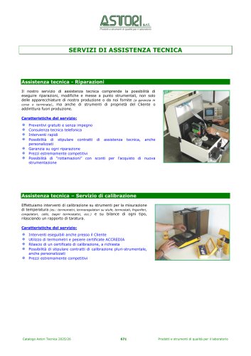 SERVIZI DI ASSISTENZA TECNICA