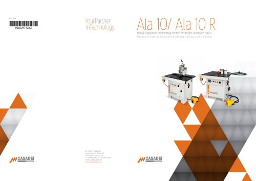 Rev n. 02 - 04/2019 Ala 10/ Ala 10 R