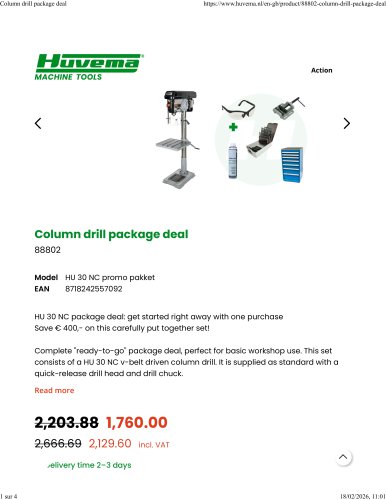 HU 30 NC promo pakket