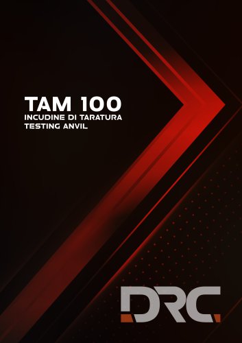 INCUDINE DI TARATURA TAM100