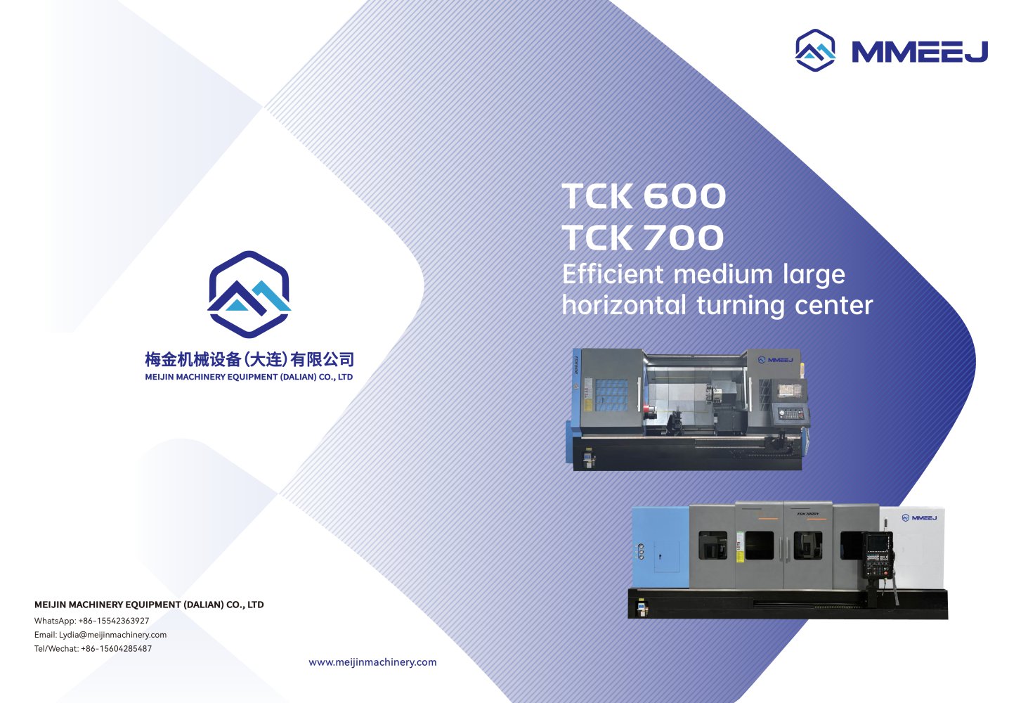CNC horizontal turning center - Meijin Machinery Equipment (Dalian) Co., Ltd.
