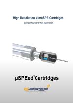 High Resolution MicroSPE Cartridges