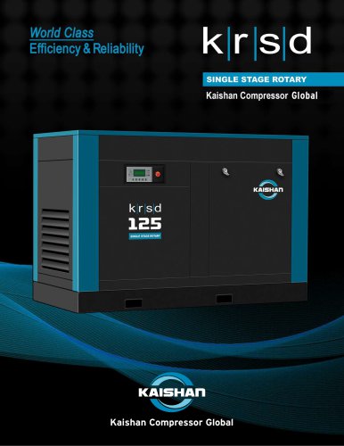KAISHAN Screw Compressor KRSD Series