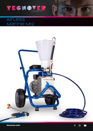 Pompa Airless TECNOVER Marine M12 per la nautica