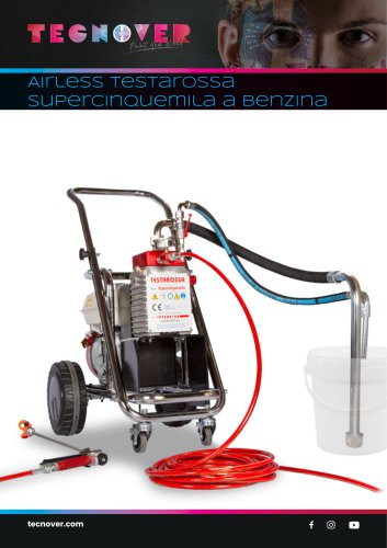 Pompa Airless TECNOVER Testarossa Supercinquemila con motore a benzina