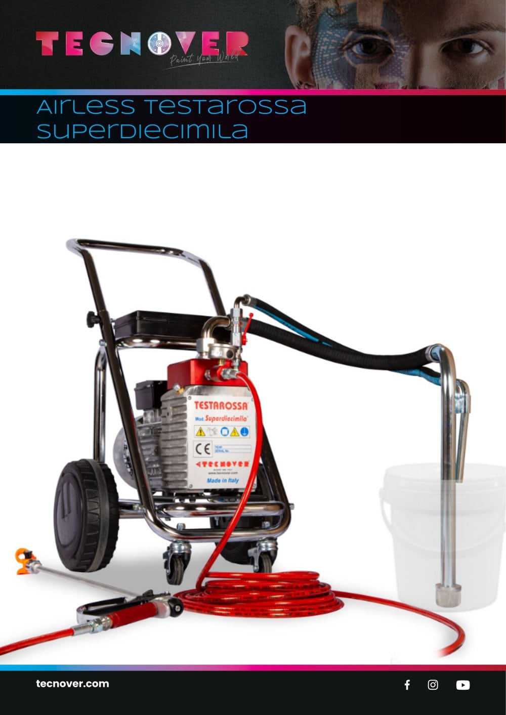 Pompa Airless TECNOVER Testarossa Superdiecimila - Tecnover s.n.c. di Ricotti e Cera