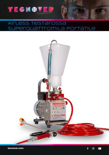 Pompa Airless TECNOVER Testarossa Superquattromila Portatile