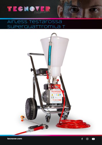 Pompa Airless TECNOVER Testarossa Superquattromila con tramoggia