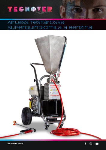 Pompa Airless TECNOVER Testarossa Superquindicimila con motore a benzina
