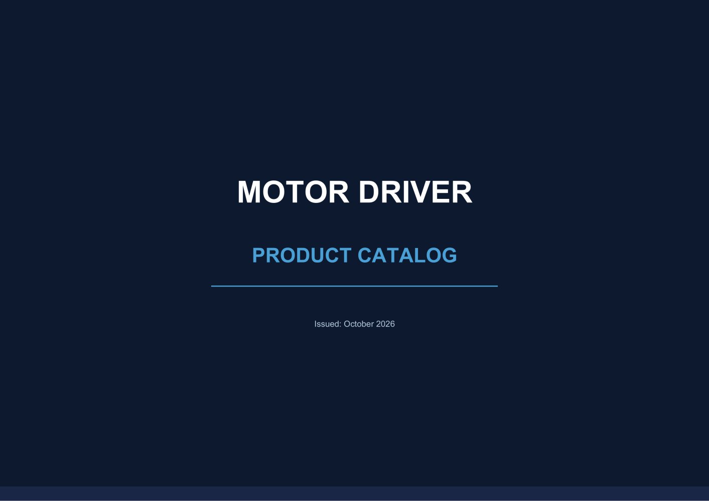 MOTOR DRIVER - NEOTON MOTOR