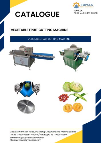 VEGETABLE HALF CUTTING MACHINE