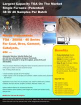 avasInstruments TGA 2000A 40Series ForCoal,Ores,Cement, Catalysts, etc