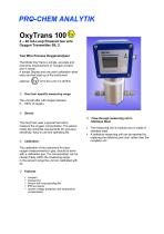 Product data sheet OxyTrans 100
