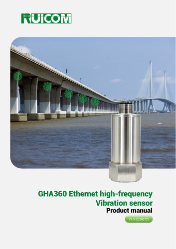 GHA360 Ethernet high-frequency Vibration sensor