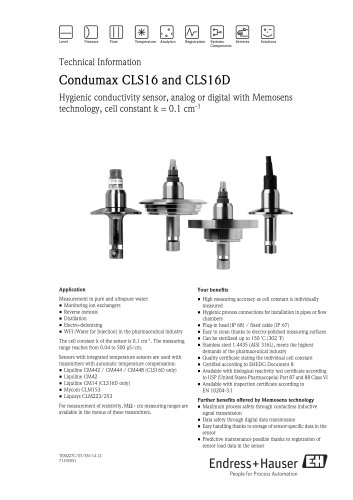 Condumax CLS16 and CLS16D