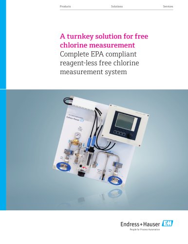 A turnkey solution for free  chlorine measurement