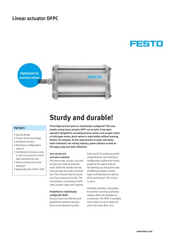 Linear actuator DFPC