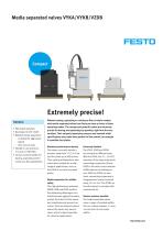 Media separated valves VYKA / VYKB / VZDB