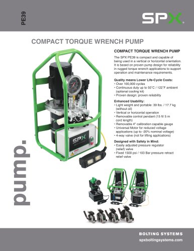 TORQUE WRENCH PUMP