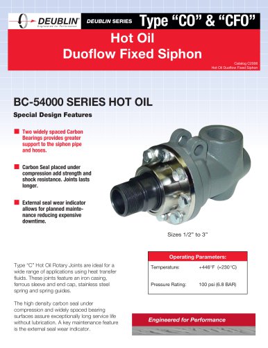 BC-54000 SERIES HOT OIL