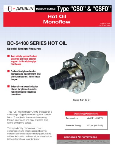 BC-54100 SERIES HOT OIL