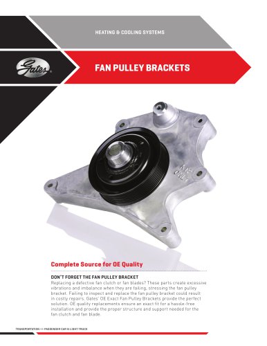 Fan Pulley Brackets